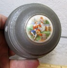 Vintage 1940s Victorian Style Powder   Music Box  Music Box Part Works Ok-ish