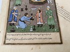 1970s Persian Indian Islamic Illuminated Manuscript Handmade Miniature Painting