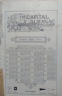 1893 Capital Adv Almanac Cowboy Cover August Kickbusch Dealer Wausau Wi