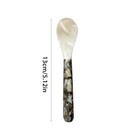 5pcs Caviar Spoons Shell Spoons Mother Of Pearl Caviar Spoons 13cm 16cm