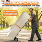Folding Hand Truck Heavy Duty 600 Lb - 800 Lb Moving Dolly Cart Compact Foldable