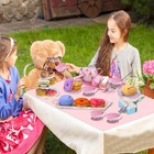 Tea Party Set For Little Girls pre-world Princess Tea Time Toy Including