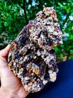 4 Lb 3 45 Oz Purple Fluorite Crystals With Orthoclase