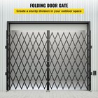 7 1  H X 12 5  W Double Folding Security Gate Steel Accordion Security Gate