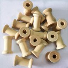  60pcs Wood Spools Weaving Bobbins Empty Thread Spools Craft Spools For Arts And