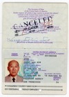Vintage Expired Us Passport  1996 50   Stamps Hong Kong Bangkok Thailand 