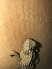 Vintage Pewter Figurine Of A Texas Horned Lizard