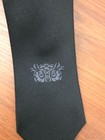 The Academy Of Magical Arts Magic Castle Handmade Black Silk Tie W  Owl Design