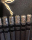16pc Georgian Chokha Gazyrs Steel Wood Caucasian Cherkeska Costume Set