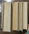 1948-78  6 Lot Antique Vtg Gray Books Decor Staging Poetry Novels Hardcover Rare