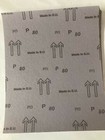 9  X 11  Cloth Sanding Sheet  80 Grit  25 Pack  K227 Lightning metalite r   F s