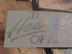 1985 The Heartbeat Of America Large Nos Silver Bowtie Visor Windshield Decal