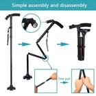 New Folding Walking Cane With Led Light  Adjustable Walking Stick With Carrying