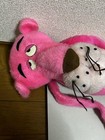 Showa Pink Panther Plush Toy 1980s Japanese Made Retro Used
