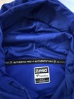 Fanatics Nhl Authentic Pro Hoodie - Blue Size Large Officially Licensed