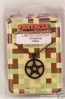 Gi Jewelry - U s Military  Black Pentacle Pendant Titan Kote Subdued Finish