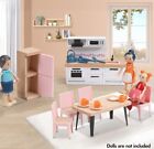 32pcs Wooden Dollhouse Furniture Set 5 Rooms