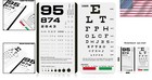 Portable Snellen   Rosenbaum Eye Charts  Perfect For Exams In Limited Spaces