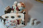 Original C1800 s Victorian Porcelain Inkwell Or Ink Stand