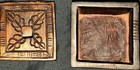 Vintage Hand Carved Wooden Trinket Box 2 5  X 2 5  X 1 75  Brown Pre-owned