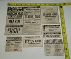 Status Quo 9pc Lot Vintage Original Concert Dates Ad Advert 1971 London Uk