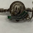 Oberammergau Germany Hat Pin Brooch Lapel Souvenir Travel Charm Hat Axe Cable