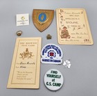 Lot Assorted Vintage Brownies Girl Guides Items Ring Pin Booklets Mixed Lot