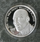 Michael Jordan 5 Time Mvp  999 Silver Medal- 3856 5000-highland Mint Upper Deck