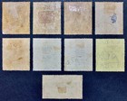 Brunei Kgv 1924-37 Brunei River 1c-12c Part Set Of 9 Sg  60-74 Vfu Cds Cat   60 