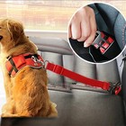 Adjustable Dog Pet Car Seat Belt Safety Lead Leash Restraint Harness Travel Clip