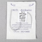 Dental Orthodontic Niti Open Coil Spring Arch Wire 010 012 Inch 180mm