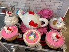 2017 Mcdonald s Hello Sanrio Tea Party Complete Set 8 Pre-owned Happy Meal Toys