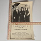 Vintage 1988 Rush Concert Poster Jacksonville Fl Flyer 11x17 Hold Your Fire