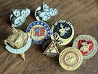 Vtg Loyal Order Of Moose Lodge Ballou Member Lapel Pin Butterfly Back 8 Lot