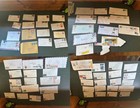 Stamp Collection  Coins  Envelopes   Stamp Sets  Sheets  And Box Lot 