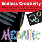 Metallic Colored Pencils Artist Drawing Kit 24 Pcs For Coloring Art