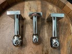 Pottery Barn Polished Nickel Curtain Rod Brackets 1 25   Center Support New