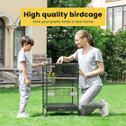 30   Wrought Iron Bird Cage W  Rolling Stand Parrots Conure Lovebird Cockatiel