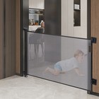 Indoor Outdoor Retractable Baby Dog Safety Gate  Extra Tall Baby Gate pet Gate