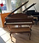 Steinway M Grand Piano With Lx Player System 5 7  Satin Walnut