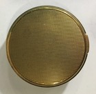 Vintage Makeup Compact - Mascot Brand - Yellow Rose Porcelain Top - Max Factor