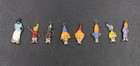 Antique 1938 Disney Snow White   The 7 Dwarfs Hand Painted Bracelet Charms