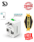 Worldwide Universal Power Adapter  All-in-one International Travel Plug Convert