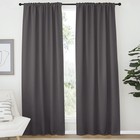 Blackout Living Room Curtains 80 Inches Long  Black Out Curtain Panels For