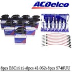 Genuine Uf414 8x Ignition Coils spark Plugs wire For Gmc Chevy Silveradotahoe  