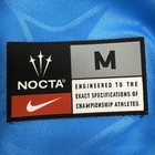 Nike Nocta Turks And Caicos Men   s Medium Soccer Jersey Blue Glow Dr2616-450 New