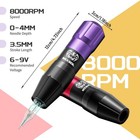 Professional Tattoo Kit Complete Set With 1500mah Battery- Tattoo All Supplies