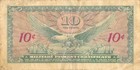 Usa   Mpc  10  Cents  1964  Series  641  Plate   34  Circulated Banknote Iii