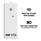 Temp Stick Wifi Temperature   Humidity Sensor 24 7 Monitoring   Alerts  white 