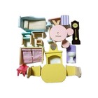 Kidkraft Kid Kraft Craft Wooden Plastic Doll House Play Furniture 20 Piece Lot
